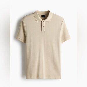 H&M Light Tan Polo Shirt